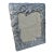 Vintage Pewter Picture Frame With Wild American Eagle Birds For Sale