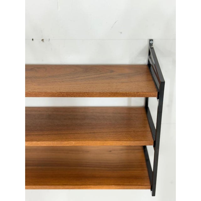 Scandinavian String Shelf in Wood For Sale - Image 6 of 7