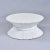 McGuire Coastal White Rattan Wheat Sheaf Coffee Table With Round Glass For Sale - Image 9 of 12