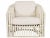 Not Yet Made - Made To Order Transitional Shoreline Rattan Chair, White For Sale - Image 5 of 5