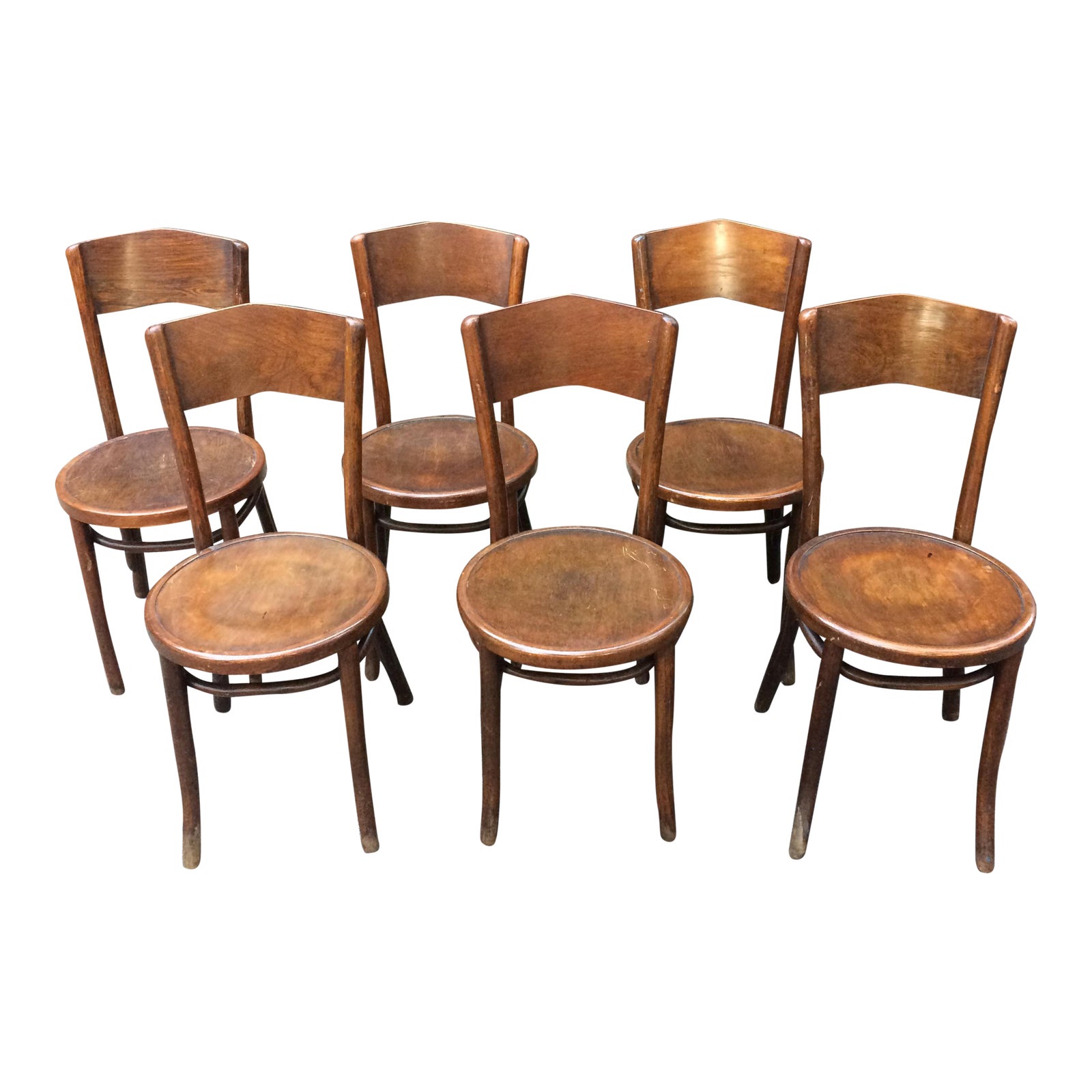 Vintage Great Northern Chair Co. Bentwood Chairs Set of 6 Chairish