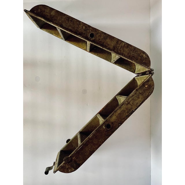 Late 19th Century Antique 1890’s Tin Round Bread Four Loaf Baking Pan/Mold For Sale - Image 5 of 12