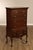 High Quality American Made Custom Crafted Mahogany Tall Chest with Nine Dovetailed Drawers on Elevated Base with Carved...