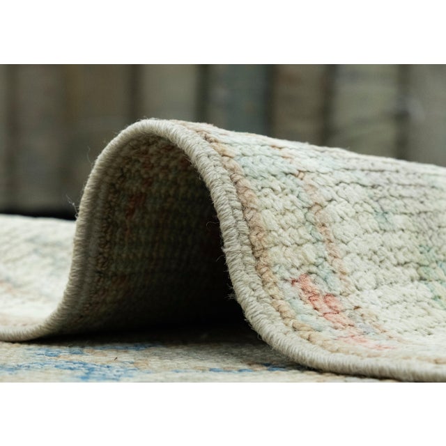 Brown Turkish Oushak Runner Rug 2'8" x 12'1" #17840 For Sale - Image 8 of 8