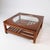 Wood Vintage Cherry Coffee Table with Glass Insert, 2000s For Sale - Image 7 of 7