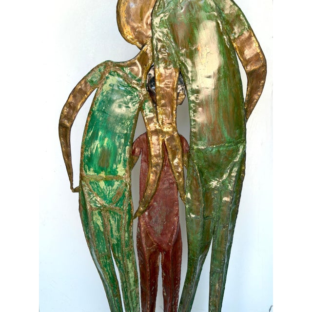 Gold Monumental “The Guy Fawkes Family” Patinated Bronze Sculpture by A. Souer For Sale - Image 8 of 18