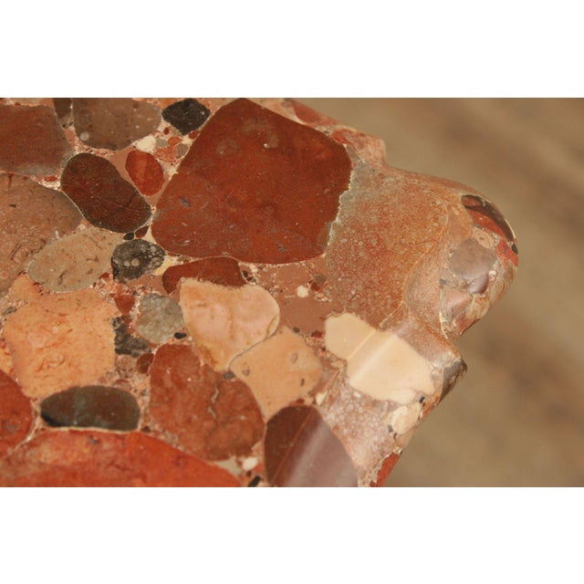 Louis XV Style Hand Painted Marble Top Bombe Commode For Sale In Philadelphia - Image 6 of 12