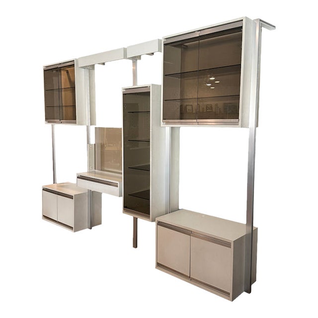 1970s French Modern Wall Unit by Ligne Roset For Sale