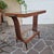 1930s Art Deco Walnut Coffee Table with Glass Bases, 1940s For Sale - Image 5 of 12