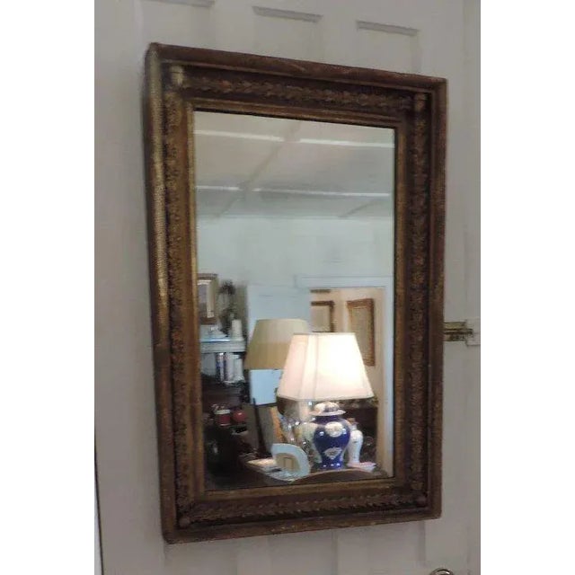 American 1820 Empire Style American Classical Federal Gilt Pier Mirror For Sale - Image 3 of 11