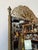1960s Italian Hollywood Regency Brass & Shell Top Wall Mirror With Beveled Glass For Sale - Image 5 of 11