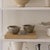 Petite ceramic stoneware bowl from France, 1960s. Minimalist vessel with soft cream glaze with warm speckling. Perfect as...