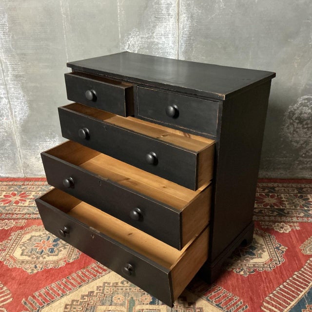 Victorian Painted Chest, 1850s For Sale - Image 3 of 7