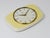Pastel Yellow Midcentury Wall Clock in the style of Max Bill from Junghans, Germany, 1950s For Sale - Image 6 of 12