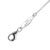 Early 21st Century Gabriel & Co. Lusso 14k White Gold 0.09ctw Diamond Anchor Pendant Necklace For Sale - Image 5 of 7