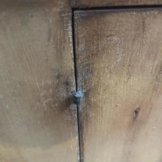 Wood Late 19th Century Louis Philippe Orange Lacquered Wood Italian Secretaire For Sale - Image 7 of 12