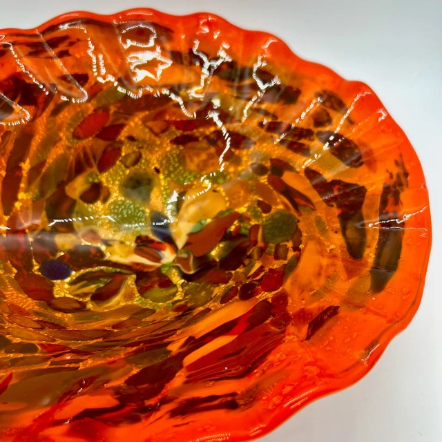 Mid-Century Modern Murano Art Glass Bowl, 1950s For Sale - Image 6 of 11