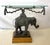 Bronze Vintage Maitland-Smith Bronze Elephant Side Table With Glass Top For Sale - Image 8 of 18