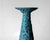 Contemporary Josh Herman Trumpet Vase Blue Turquoise #1 Circa 2011 For Sale - Image 3 of 8