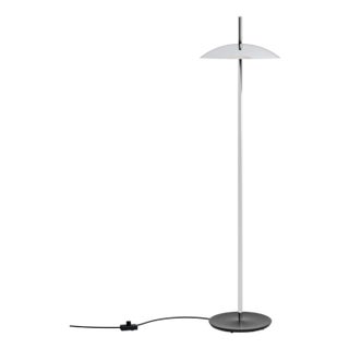 Signal Floor Lamp / Reading Light, Nickel, by Souda, Modern, Minimal, Plug In For Sale