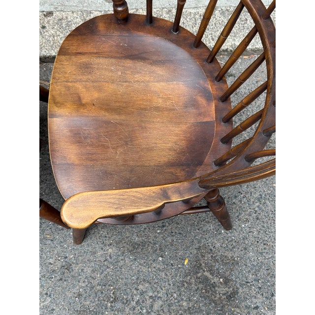1910s Antique Captains Chair For Sale - Image 10 of 12