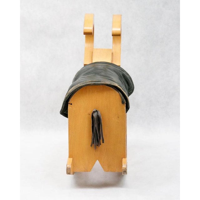 Mid-Century Wooden Rocking Billy Goat, 1960s For Sale - Image 6 of 8