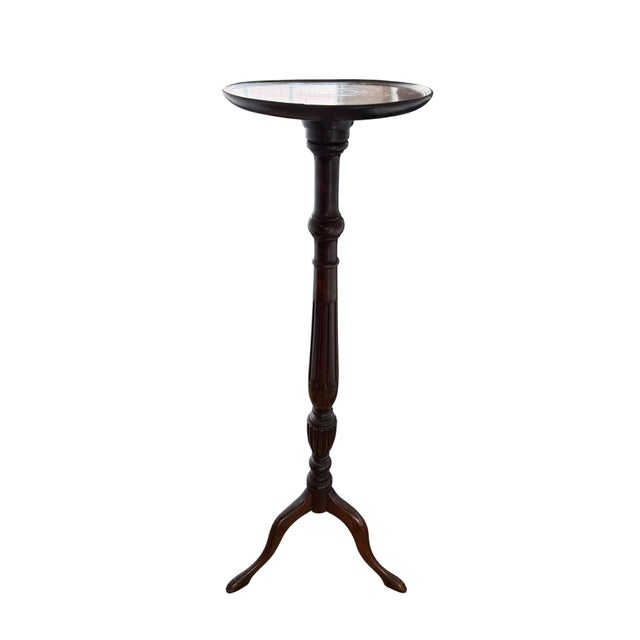 1900 - 1909 Antique Georgian Mahogany Torchère Stand, 1900 For Sale - Image 5 of 12