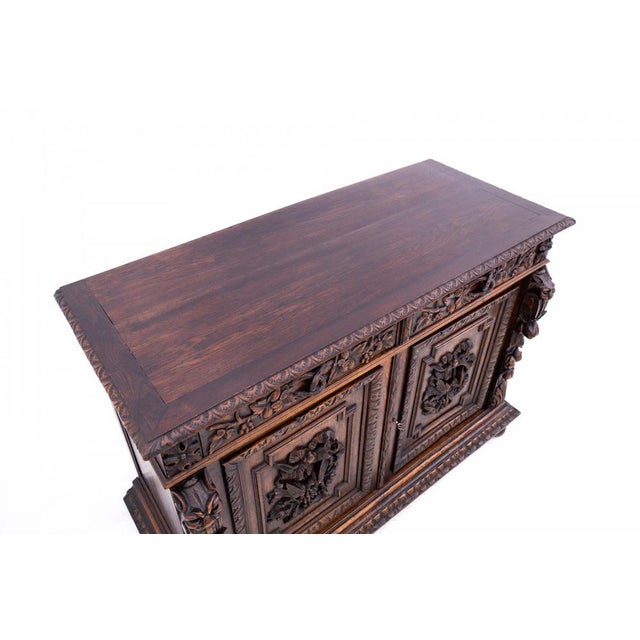 Carved Chest of Drawers, France, 1880s For Sale - Image 6 of 12