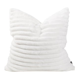 Pillow 24 x 24 Shar Pei White - Down Alternative Insert For Sale