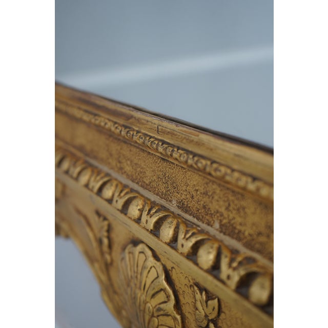 Vintage George III Gold Gilt Carved Framed Mirror For Sale In Philadelphia - Image 6 of 12