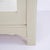 Grey-Painted Display Cabinet with Curved Top and Carved Details, 1920 For Sale - Image 3 of 12