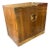 Vintage Mastercraft Grand Rapids Brass-Banded Walnut Nightstand / End Table, 1970s For Sale