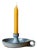 Stoneware Bedroom Candlestick with Blue-Grey Glaze, 1970s For Sale