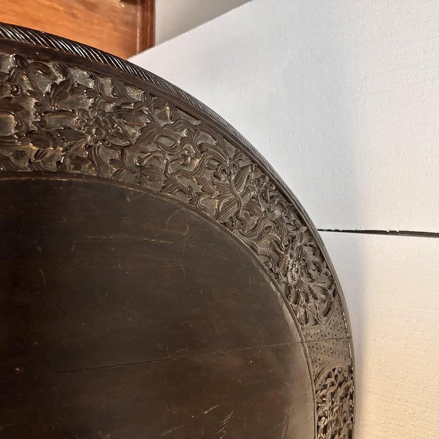 19th Century Anglo-Indian Padauk Center Table, India For Sale - Image 16 of 18