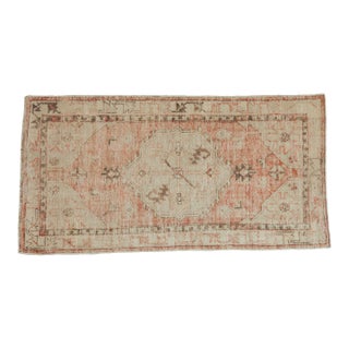 Vintage Distressed Oushak Rug Runner - 2'5" x 4'11" For Sale