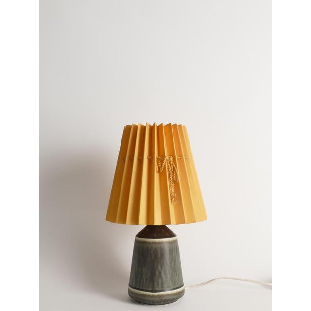 Scandinavian Modern Stoneware Table Lamp from Desiree Stentøj, 1960s For Sale - Image 3 of 11