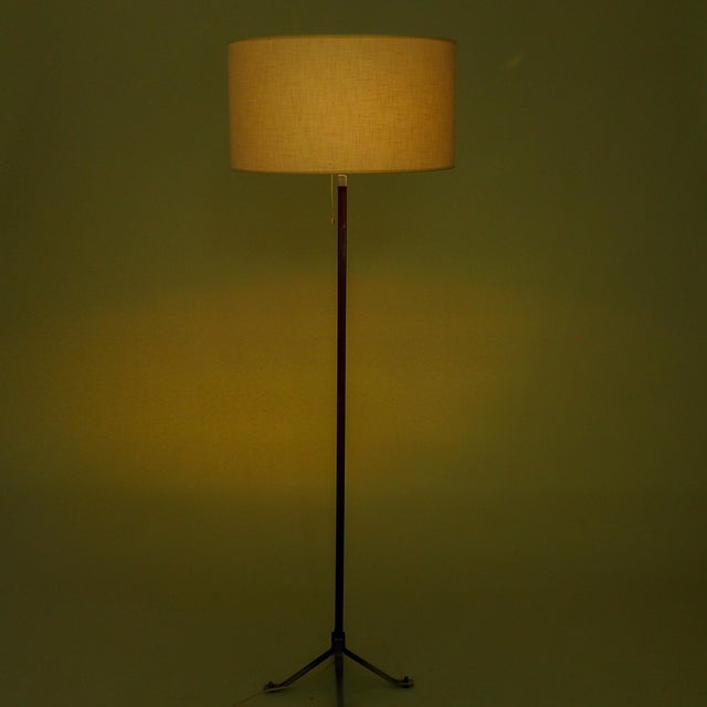 Vintage Floor Lamp in Wood, 1950s For Sale - Image 11 of 14