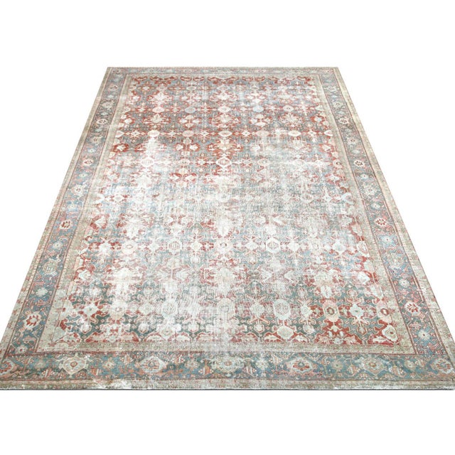 1940s 1940s Persian Heriz Rug For Sale - Image 5 of 6