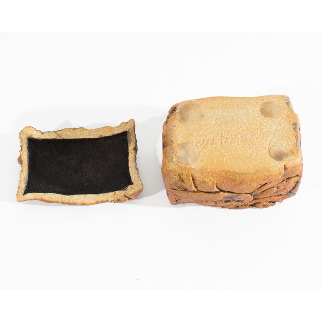 Late 20th Century Signed Studio Pottery Box by Dennis Kirchmann For Sale - Image 5 of 6