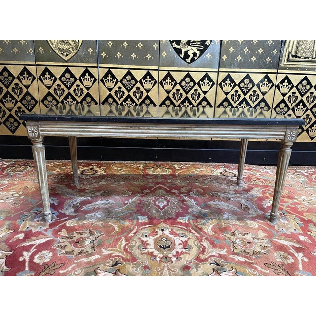 Wood Louis Xvi Style Coffee Table For Sale - Image 7 of 7