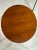 Mid Century Walnut Danish Style Round Coffee Table For Sale - Image 4 of 13