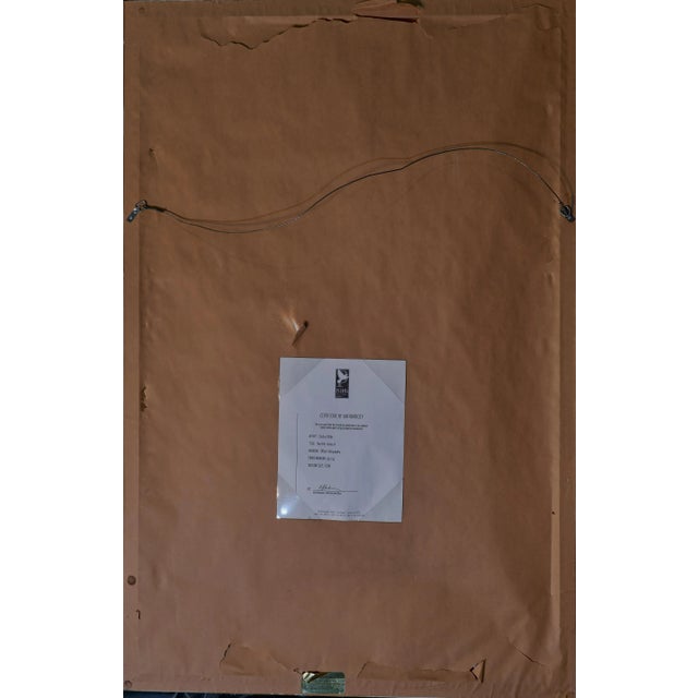 Blue Charles Bibbs "The Gift, Series I I" Lithograph Edition 208 For Sale - Image 8 of 8