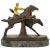 English Steeple Chase Sculpture Hans Harders Polychrome Bronze Horse Race For Sale In Miami - Image 6 of 12