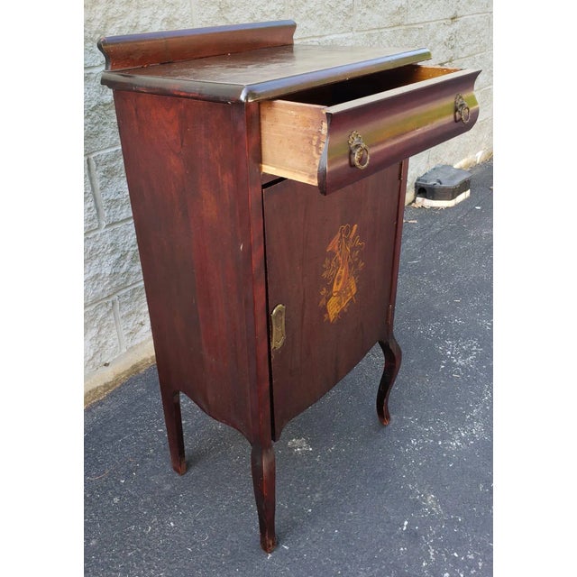 Victorian Late 19th Century Victorian Mahogany Sheet Music Cabinet For Sale - Image 3 of 9