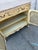 Vintage French Provincial Hand Painted Cane Door Cabinet With Marble Top For Sale - Image 11 of 11
