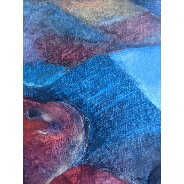 Vintage Original Apple Still Life Painting Signed For Sale In Charlotte - Image 6 of 14