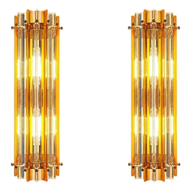 Vintage Italian Wall Sconces, 1990s, Set of 2 For Sale