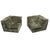 Vintage Olive Velvet Modular Two-Seater Sofa, 1960s For Sale - Image 12 of 17