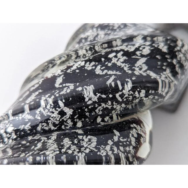 Spiral Handles in Murano Glass and Silver, 1960s, Set of 2 For Sale - Image 5 of 12