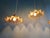 Amber-Colored Pleated Glass Pendant Lights, 1930s, Set of 3 For Sale - Image 17 of 18